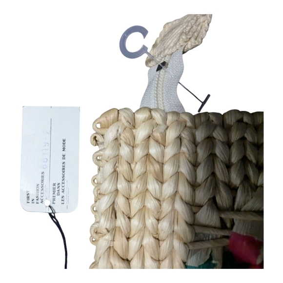 Colorful Woven Tote Bag - Picture 5 of 12